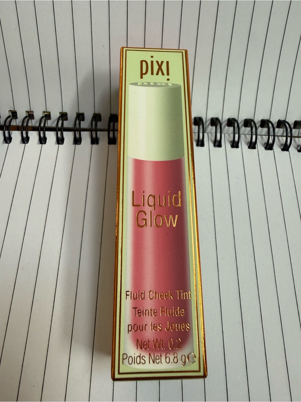 Pixi Liquid Glow Fluid Cheek Tint Luquid Glow Peony New